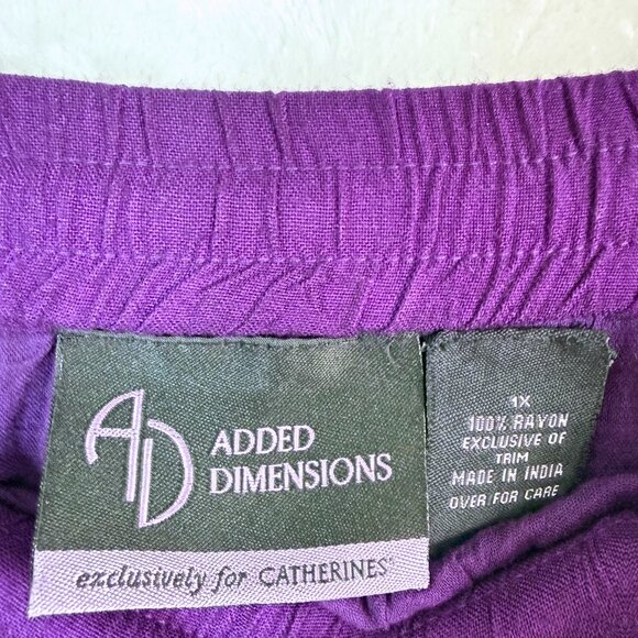 ADDED DIMENSIONS CATHERINES Tiered Lace Embroidered Whimsigoth Maxi Skirt 1X - Picture 2 of 7